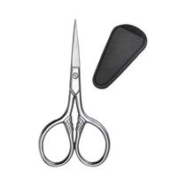 Tesoura De Maquiagem De Aço Inoxidável Para Sobrancelhas, Manicure, Cutícula, Barba, Bigode, Nariz,