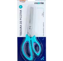 Tesoura de picote Zig Zag em aço inox 24cm BRW Tesoura de picote Zig Zag em aço inox 24cm BRW