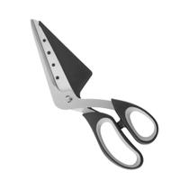 Tesoura De Pizza 2 Em 1 Destacável De Aço Inoxidável Preto Com Cabo Ergonômico Cortador De Pizza De