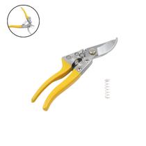 Tesoura De Poda 20cm Ergonômica Com Mola E Trava Jardinagem Profissional