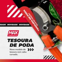 Tesoura de Poda com cabo curvado - Max