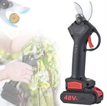 Tesoura de poda elétrica sem fio 48V portátil Aparador de árvores bateria de lítio Tesoura de poda elétrica sem fio 48V portátil Aparador de árvores bateria de lítio