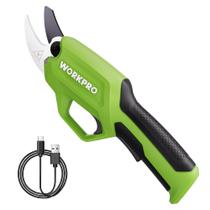 Tesoura de poda elétrica WORKPRO 7,2 V, corte de 0,8", recarregável Tesoura de poda elétrica WORKPRO 7,2 V, corte de 0,8", recarregável
