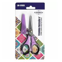 Tesoura de precisão 5” com capa protetora - 13cm - Lanmax