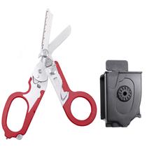 Tesoura de resposta a emergências Elegital Stainless Steel Red