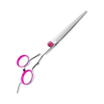 Tesoura de Tosa para Cães com Revestimento de Titânio - Pontas Redondas e Kit de Corte Preciso