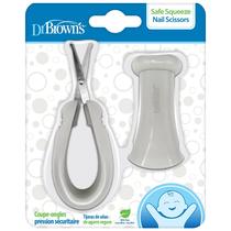 Tesoura de unhas Dr. Brown's Safe Squeeze com alça de silicone Tesoura de unhas Dr. Brown's Safe Squeeze com alça de silicone