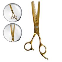 Tesoura Desfiadeira cabelo dentada Profissional 6.0