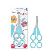 Tesoura Dupla Inclusiva Escolar Infantil 17cm Tandem Color Joy TEA TDAH TOD