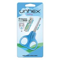 Tesoura e Cortador De Unhas Unhex Baby Azul - Merheje