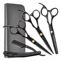 Tesoura E Desbastadeira Kit Para Barbearia Profissional!!!!!