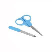 Tesoura e Lixa de Unhas para Bebê Azul Pais e Filhos - PAISeFILHOS Tesoura e Lixa de Unhas para Bebê Azul Pais e Filhos - PAISeFILHOS