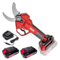 Tesoura Elétrica de Poda a Bateria + 2 Baterias DCK