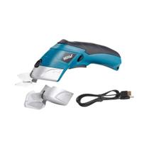 Tesoura Elétrica Recarregável USB 3.6V Para Tecido, Couro, Papelão E Plástico Com Bateria De 20Ah