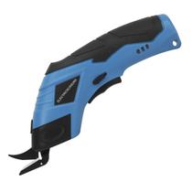 Tesoura Eletrica Sem Fio Manual Corta Pano Papel Tecido Papelao Costura Diy Artesanato Lamina Resistente Afiada Multiuso