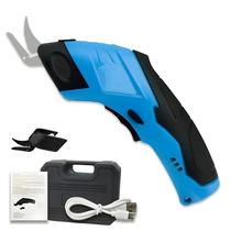 Tesoura Elétrica Sem Fio Para Costura Com Carregamento USB Para Cortar Tecido De Algodão E Couro