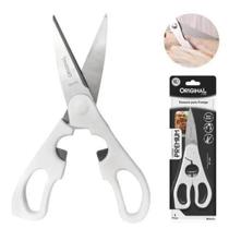 Tesoura Em Aço Inox Para Frango Peixes Aves Carnes Verduras