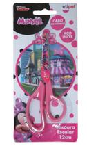 Tesoura Escolar 12cm Minnie Mouse 112 Etipel Blister - LC Tesoura Escolar 12cm Minnie Mouse 112 Etipel Blister - LC