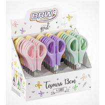 Tesoura Escolar 13cm Pastel Linha Soul BRW