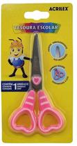 Tesoura Escolar Acrilex Coração 13 cm ref.22538 Tesoura Escolar Acrilex Coração 13 cm ref.22538