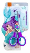 Tesoura escolar brw 13cm sea