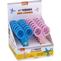 Tesoura Escolar BRW Mini sem Lâmina 10cm 12 Unidades Sortidas Tesoura Escolar BRW Mini sem Lâmina 10cm 12 Unidades Sortidas