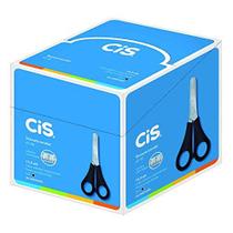 Tesoura Escolar Cis Ks96 S/Ponta 13,5Cm.C/Regu