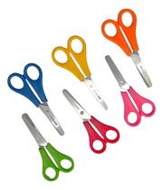Tesoura escolar colorida 13cm mp501 kit c/3 cor masterprint