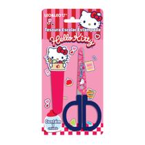 Tesoura Escolar Com Capa Hello Kitty - Leonora Tesoura Escolar Com Capa Hello Kitty - Leonora
