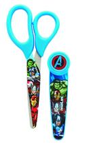Tesoura Escolar com capa protetora Avengers Man Tesoura Escolar com capa protetora Avengers Man