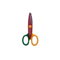 Tesoura Escolar de Picotar Papéis de Até 90G M2 Ponta Arredondada Cabo Plástico 13 cm Colorido Mundial Tesoura Escolar de Picotar Papéis de Até 90G M2 Ponta Arredondada Cabo Plástico 13 cm Colorido Mundial