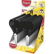 Tesoura Escolar Essentials Preta 13cm - Pacote Com 24