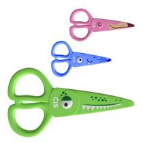 Tesoura Escolar Infantil Lamina Plastica Super Segura CiS
