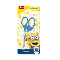 Tesoura Escolar Minions 905734 Lâmina Decorada 13cm Tris Tesoura Escolar Minions 905734 Lâmina Decorada 13cm Tris