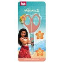 Tesoura Escolar Moana 2 Cabo Rosa 13cm 1 Unidade Ref.908469 Tris