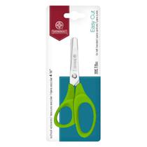 Tesoura Escolar Multiuso p/ Canhotos Easy-cut Inox 13cm 4 1/2 Colorida - Mundial