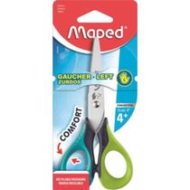 Tesoura Escolar Para Canhoto 13cm - Azul Com Verde - Maped