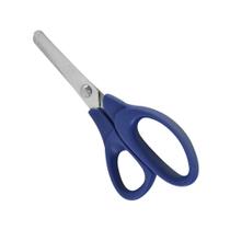 Tesoura Escolar para Canhoto Mundial Cortfacil 12 cm Cor sortida com Cabo Anatômico em Plástico e Lâmina Inox para Uso Escolar