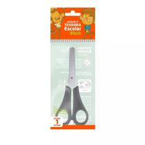 Tesoura Escolar Preta Inox 13cm LeoeLeo