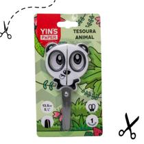 Tesoura escolar sem ponta - 13cm - animais - yp8250