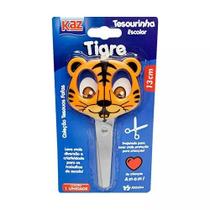 Tesoura Escolar Tigre 13cm kaz