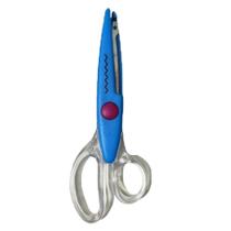 Tesoura Escolar Zig Big Cortes Especiais S/ Ponta Azul Cis