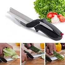 Tesoura Faca para Cozinha Corta Legumes Verduras Vegetais Multiuso