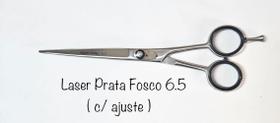 Tesoura Fio Laser Titânio Maryam Trading Prata Fosco 6.5 Tesoura Fio Laser Titânio Maryam Trading Prata Fosco 6.5