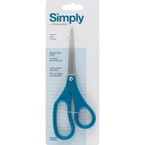 Tesoura Fiskars de 8 polegadas para escritório em aço inoxidável azul