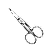 Tesoura Forjada Professional Classic Curva para Bordar/Unha 9 cm - Mundial