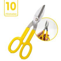 Tesoura Funileiro Corta Chapa 10 Polegadas Aço Corte
