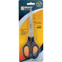 Tesoura G-106M INOX Cabo Preto 16,5CM Tesoura G-106M INOX Cabo Preto 16,5CM