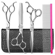 Tesoura GLADOG 7" reta, 6,5" de espessura, 7" curva