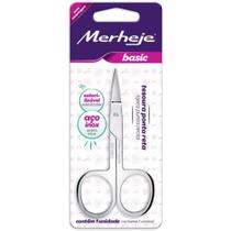 Tesoura higiene pessoal basic reta p/unha 3 1/2pol - MERHEJE